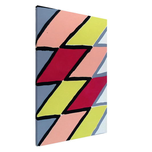 Sonia Delaunay - COMPOSITION 22 Canvas - 20x30 cm / 8x12 inches-canvas