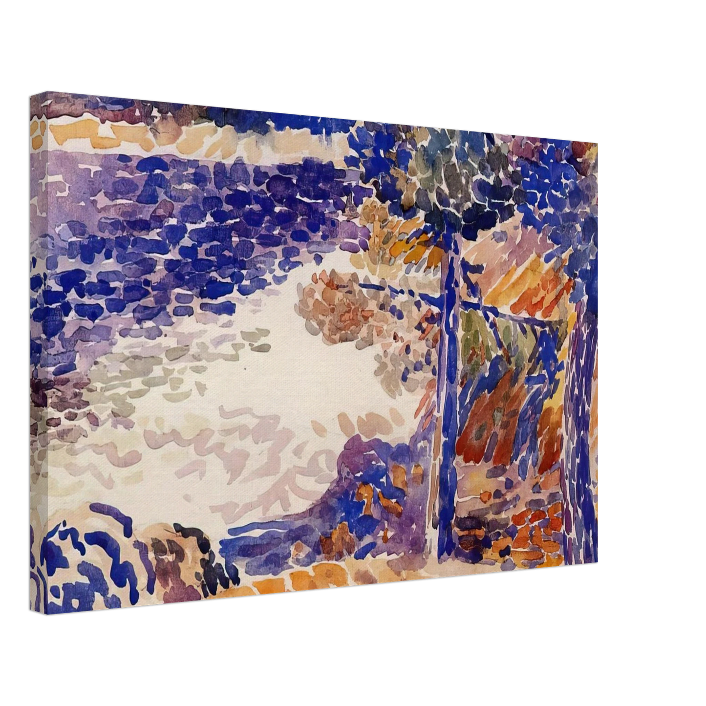 Henri-Edmond Cross - Pines by the Sea Canvas - 70x100 cm / 28x40 inches-canvas