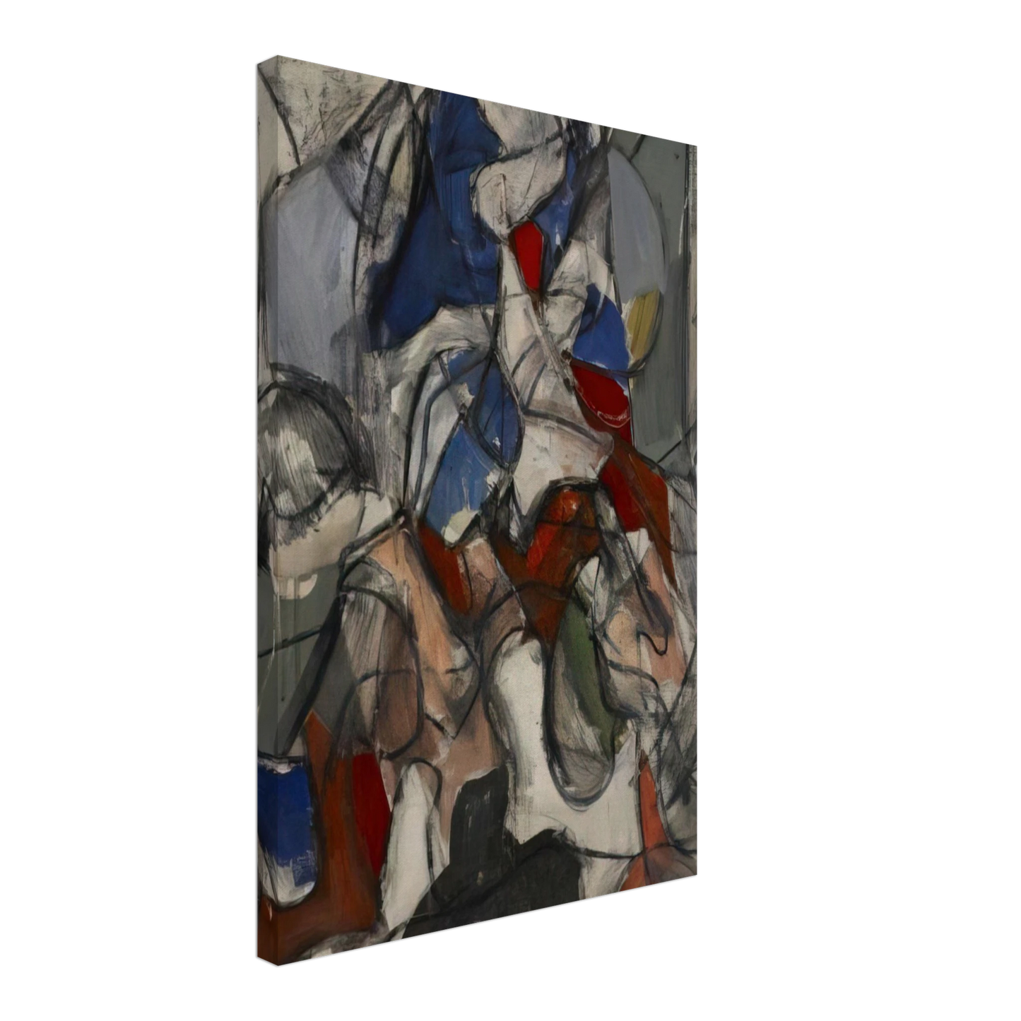 Edward Corbett - Untitled - 1951 Canvas - 40x60 cm / 16x24 inches-canvas