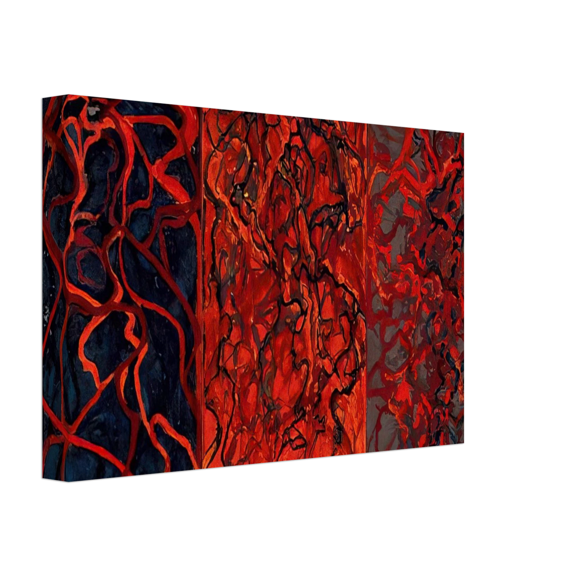 Brice Marden - Nevisian Triptych - 2008 Canvas - 70x100 cm / 28x40 inches-canvas