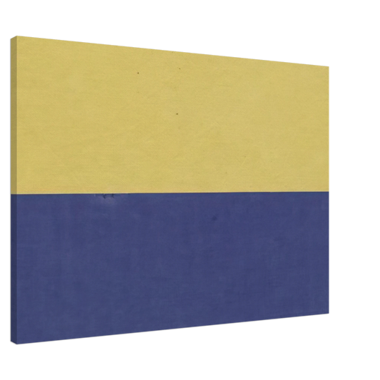 Ellsworth Kelly - Yellow and Blue Canvas - 20x30 cm / 8x12 inches-canvas
