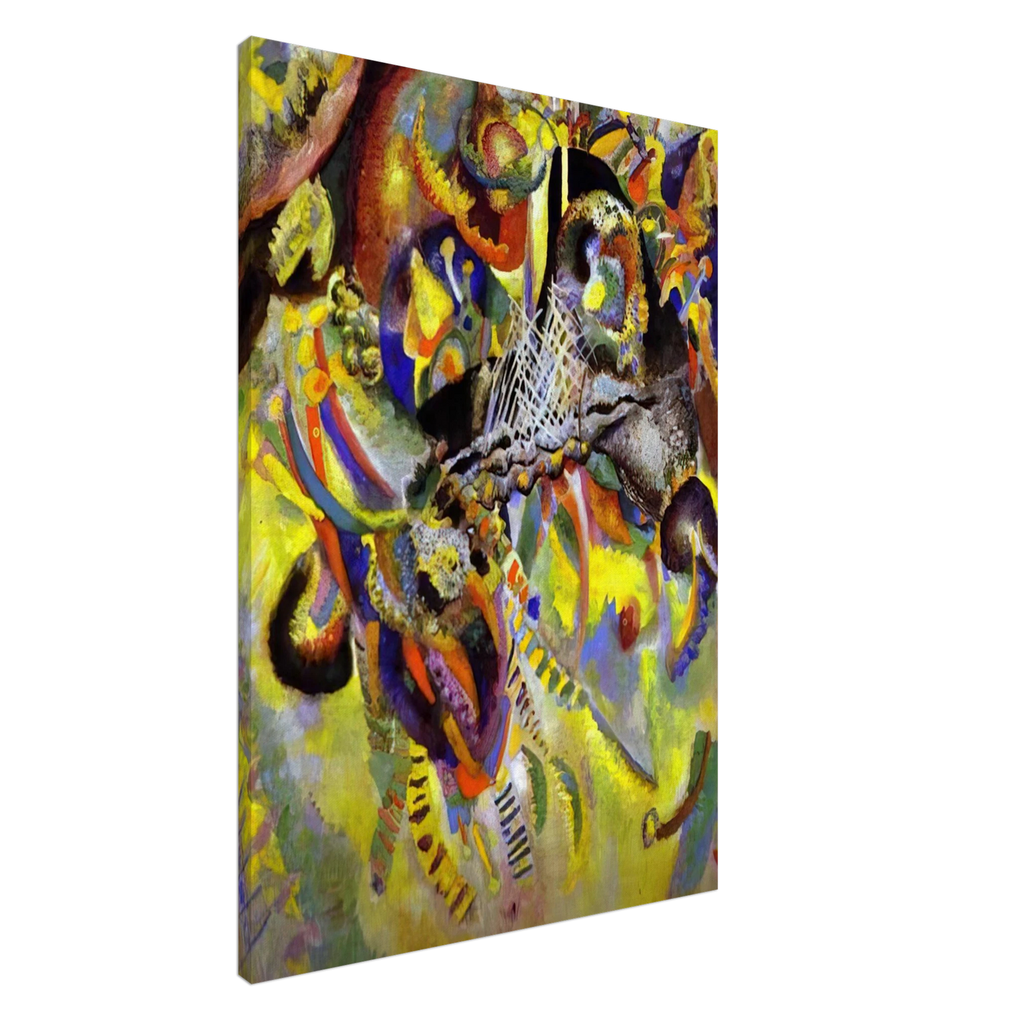Wassily Kandinsky - FUGUE 1914 Canvas - 20x30 cm / 8x12 inches-canvas