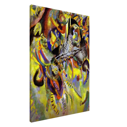 Wassily Kandinsky - FUGUE 1914 Canvas - 20x30 cm / 8x12 inches-canvas