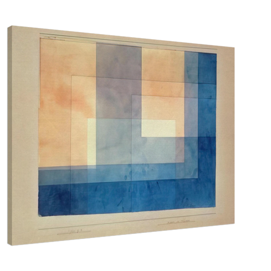 Paul Klee - HOUSE ON THE WATER 1930 Canvas - 20x30 cm / 8x12 inches-canvas