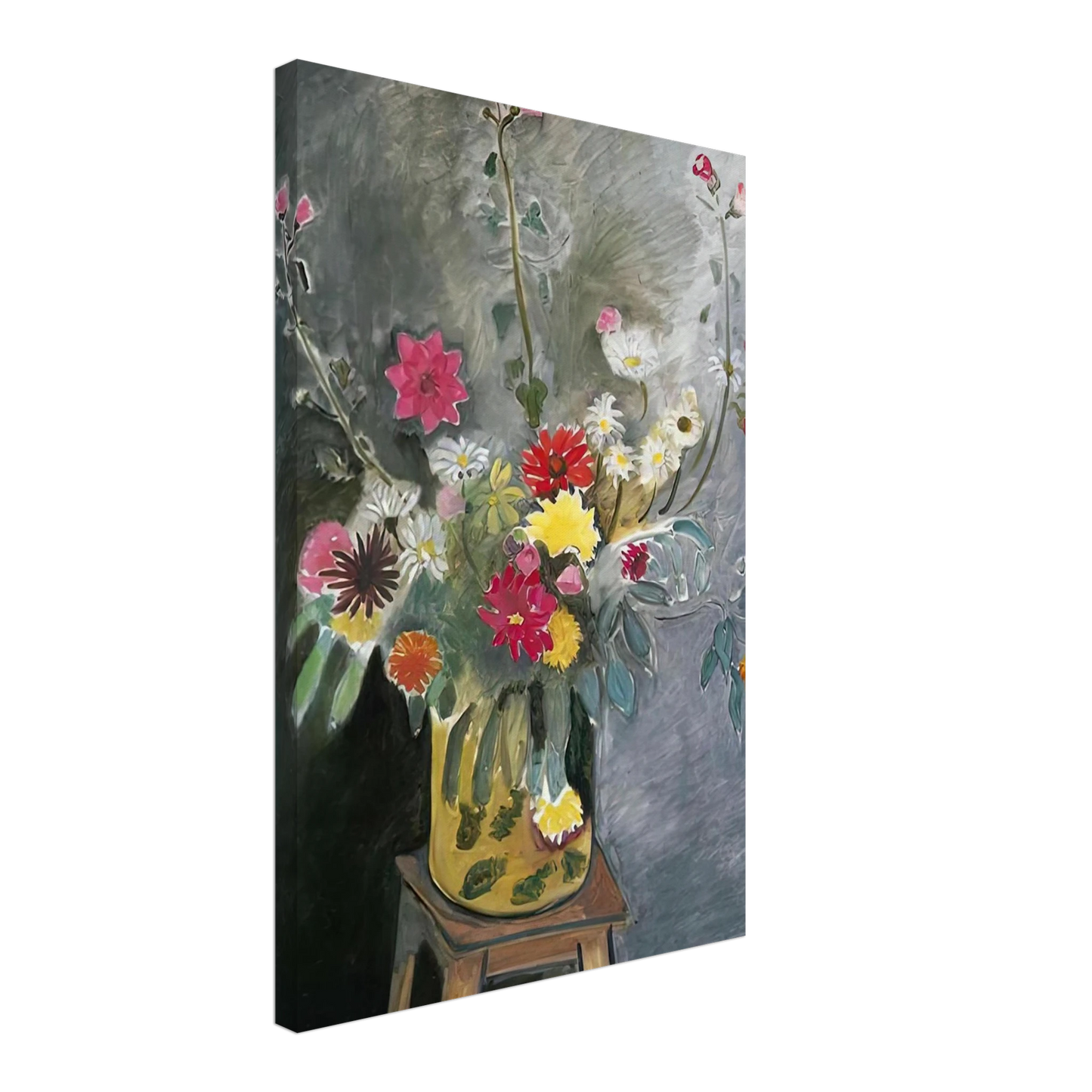 Henri Matisse - BOUQUET OF MIXED FLOWERS 1917 Canvas - 70x100 cm / 28x40 inches-canvas