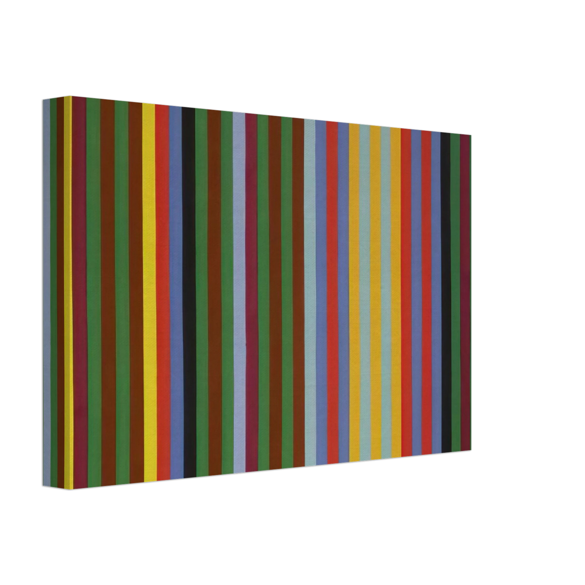 Gene Davis - Circus Sounds - 1967 Canvas - 70x100 cm / 28x40 inches-canvas