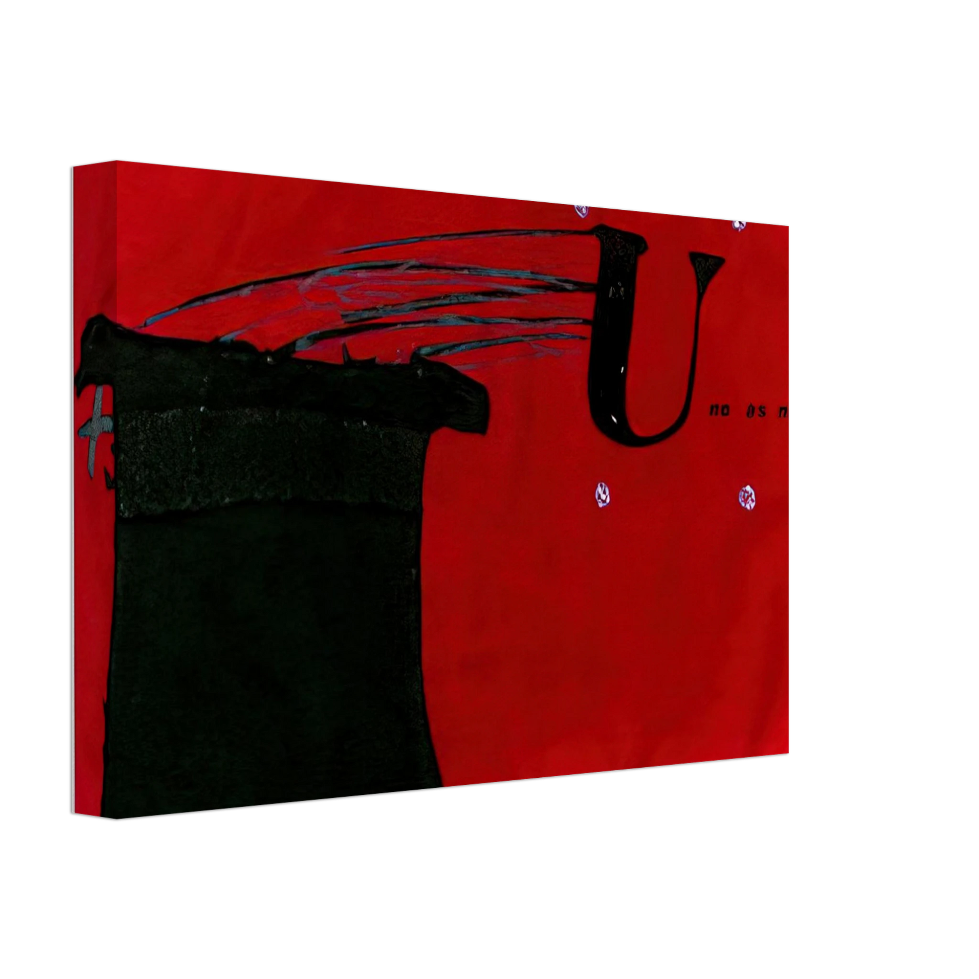Antoni Tapies - U NO S NING 1979 Canvas - 40x60 cm / 16x24 inches-canvas