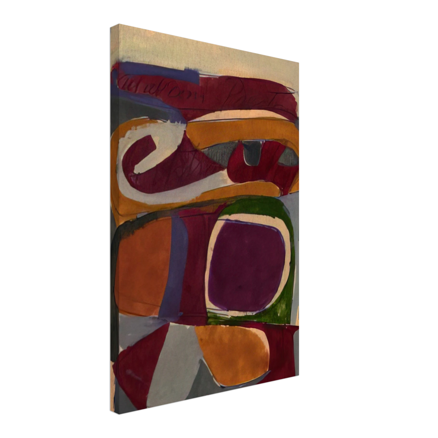 Will Barnet - Untitled - c.1959 United States Canvas - 70x100 cm / 28x40 inches-canvas