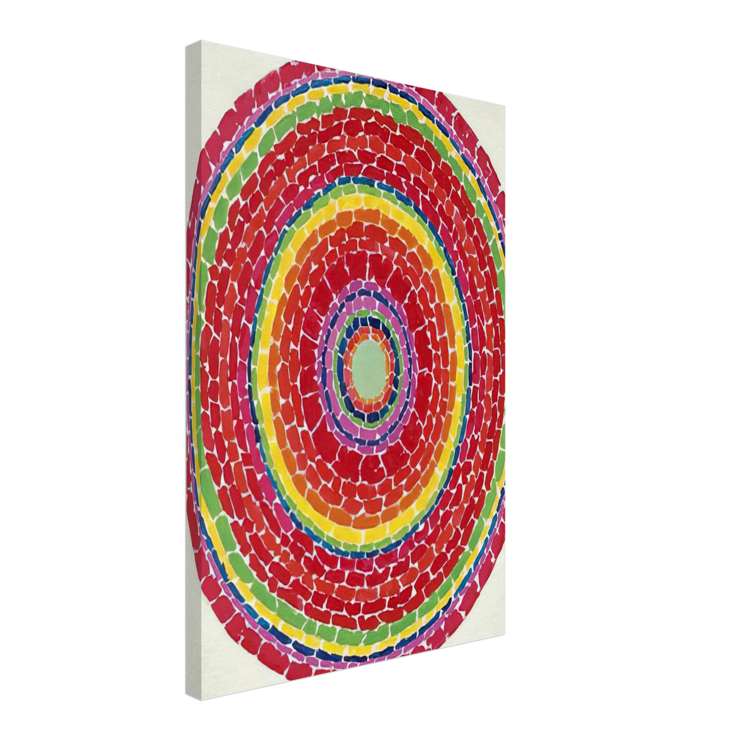 Alma Woodsey Thomas - SPRINGTIME IN WASHINGTON 1971 Canvas - 40x60 cm / 16x24 inches-canvas