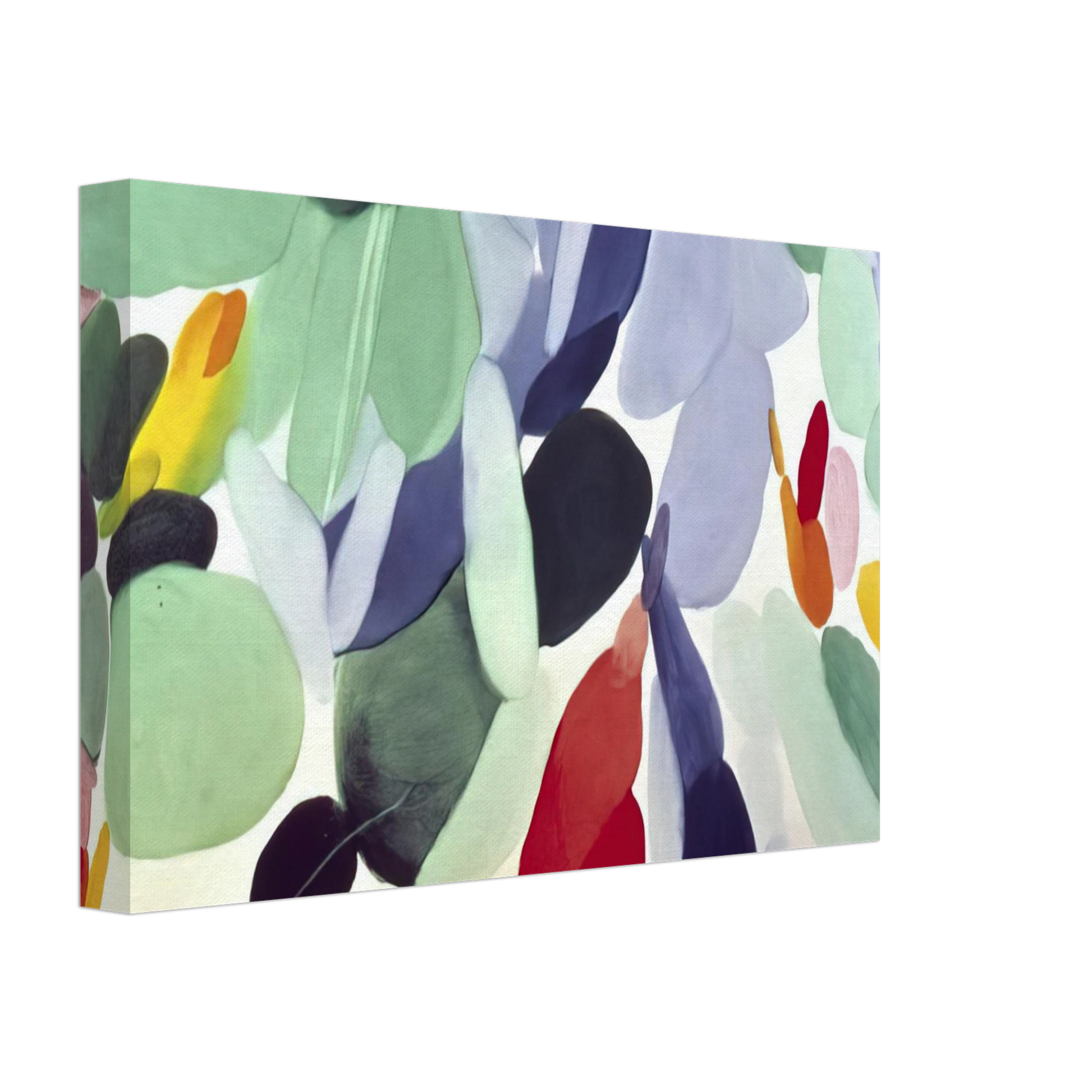 Alice Baber - Seven Green Leagues Canvas - 70x100 cm / 28x40 inches-canvas