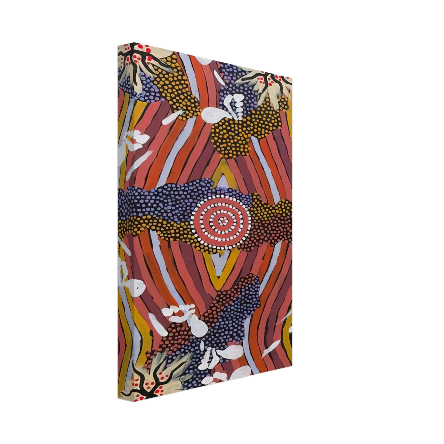 Clifford Possum Tjapaltjarri - Womans Dreaming - 2000 Canvas - 40x60 cm / 16x24 inches-canvas