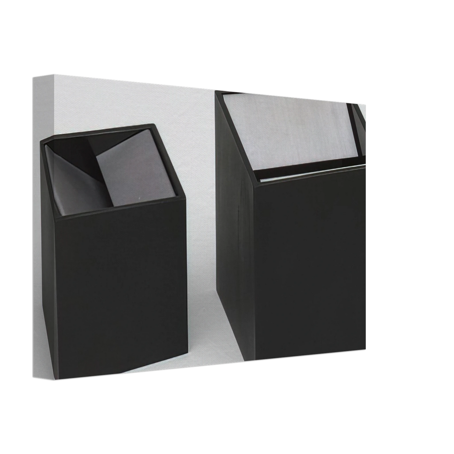 Bruno Munari - Cubo Ashtray design - 1957 Canvas - 70x100 cm / 28x40 inches-canvas