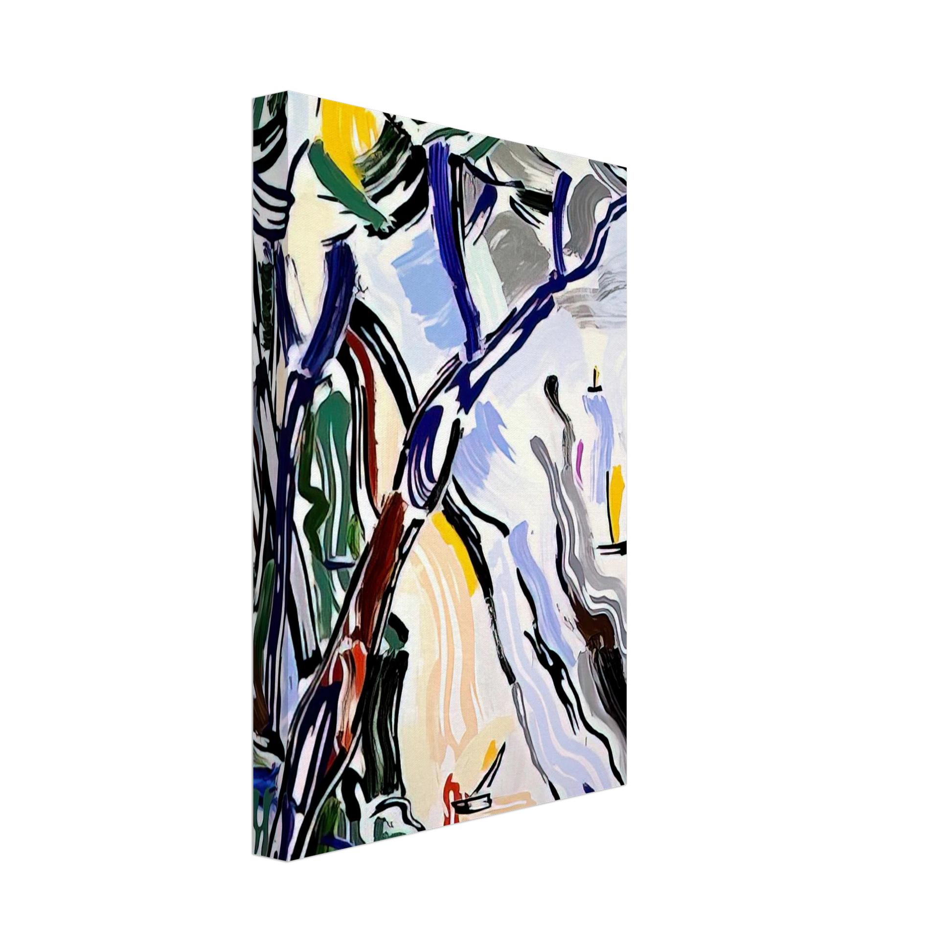 Roy Lichtenstein - SAILBOATS 1985 Canvas - 40x60 cm / 16x24 inches-canvas