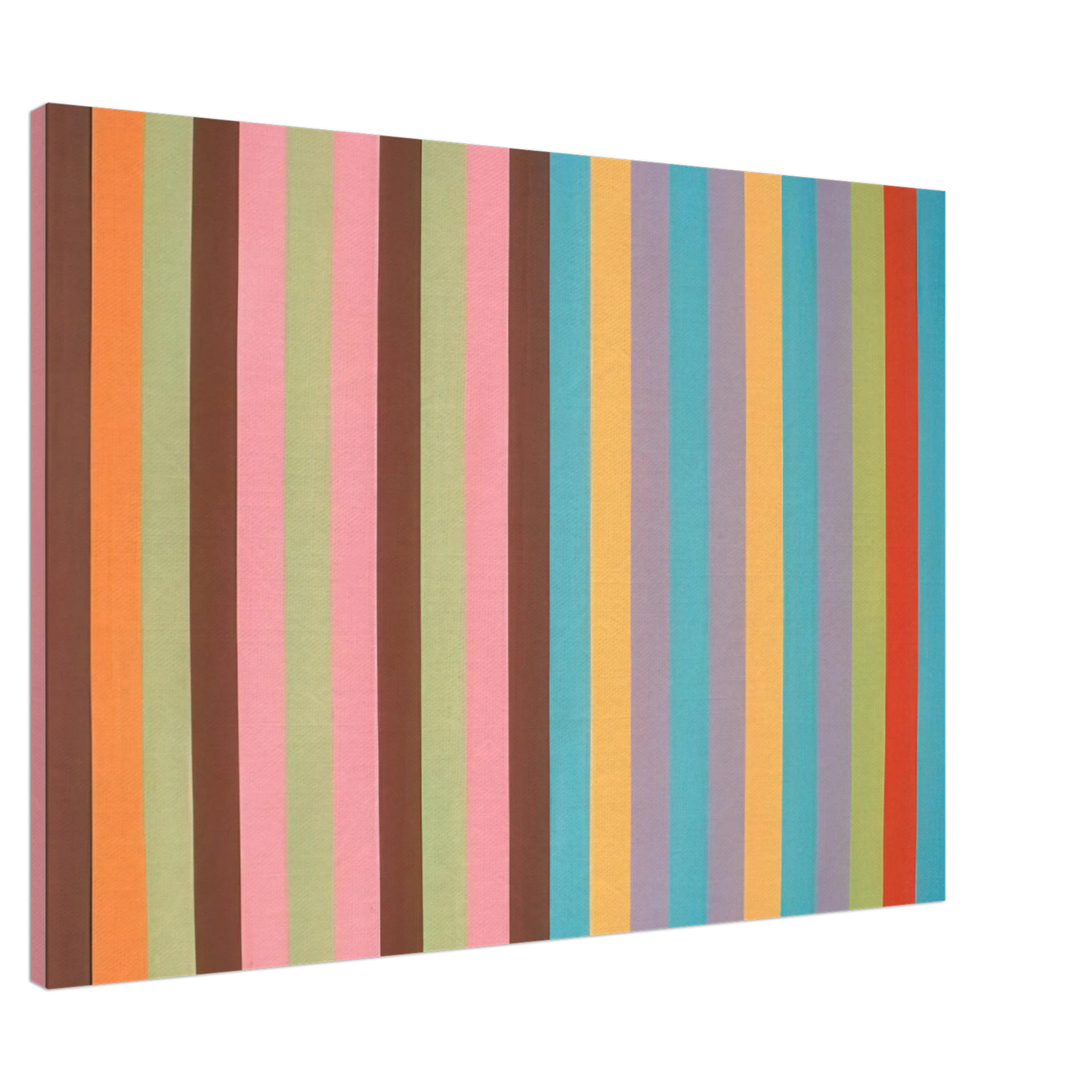 Gene Davis - Boudoir Painting - 1965 Canvas - 20x30 cm / 8x12 inches-canvas