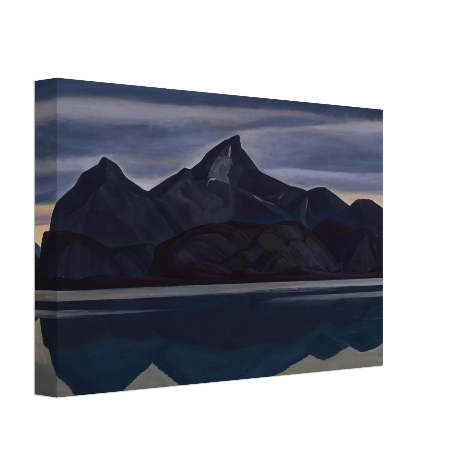 Rockwell Kent - Mirrored Mountain, South Greenland Canvas - 70x100 cm / 28x40 inches-canvas