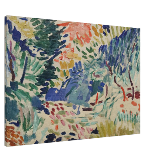 Henri Matisse - LANDSCAPE AT COLLIOURE 1905 Canvas - 20x30 cm / 8x12 inches-canvas