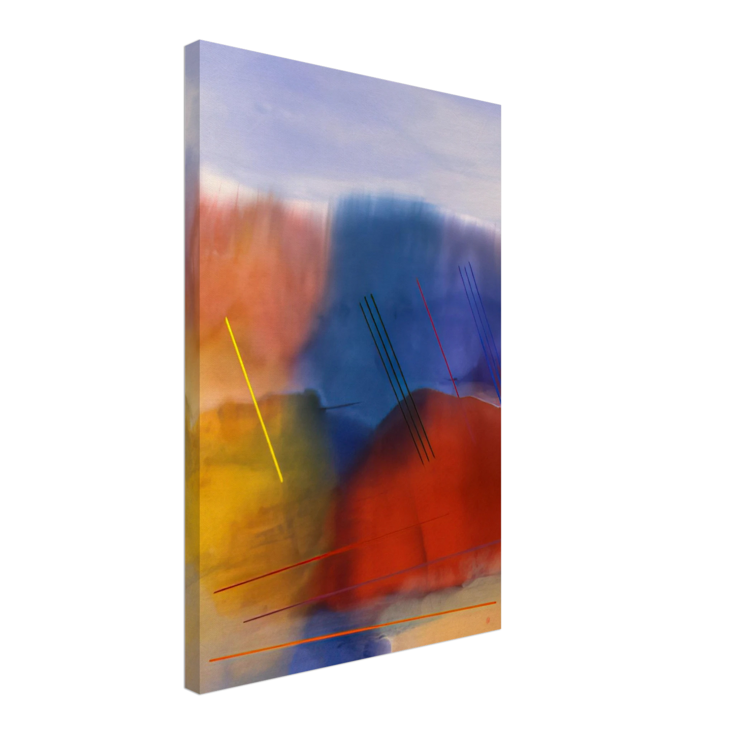 Ronnie Landfield - Free Spirit - 1991 Canvas - 70x100 cm / 28x40 inches-canvas