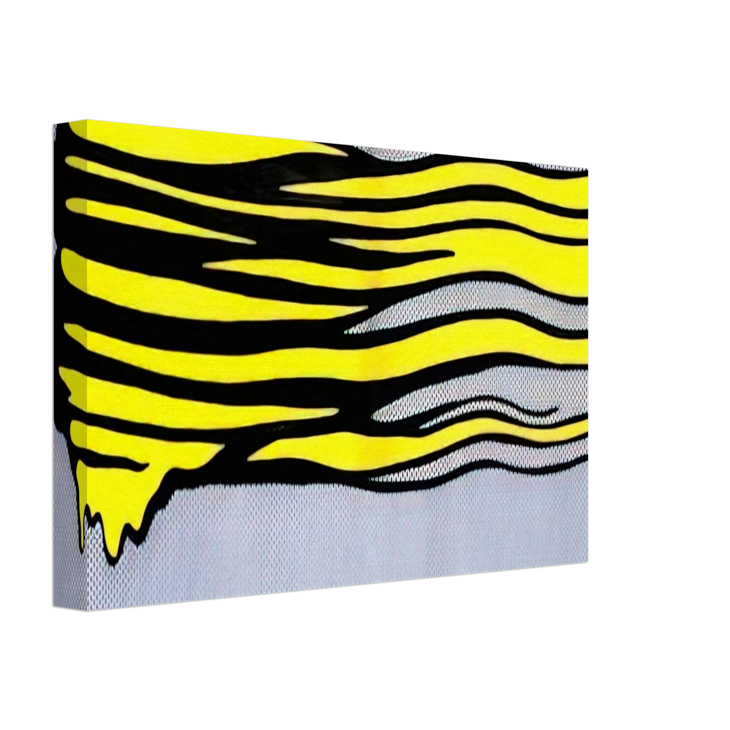 Roy Lichtenstein - YELLOW BRUSHSTROKE II 1965 Canvas - 70x100 cm / 28x40 inches-canvas