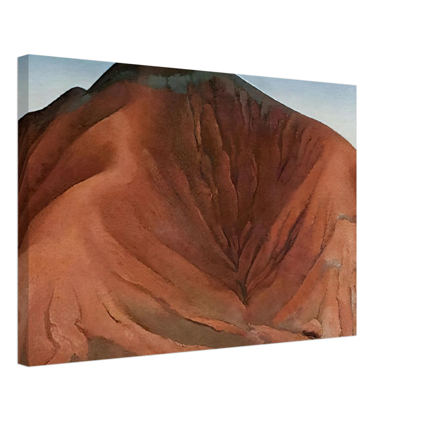 Georgia O'Keeffe - Small Purple Hills Canvas - 70x100 cm / 28x40 inches-canvas