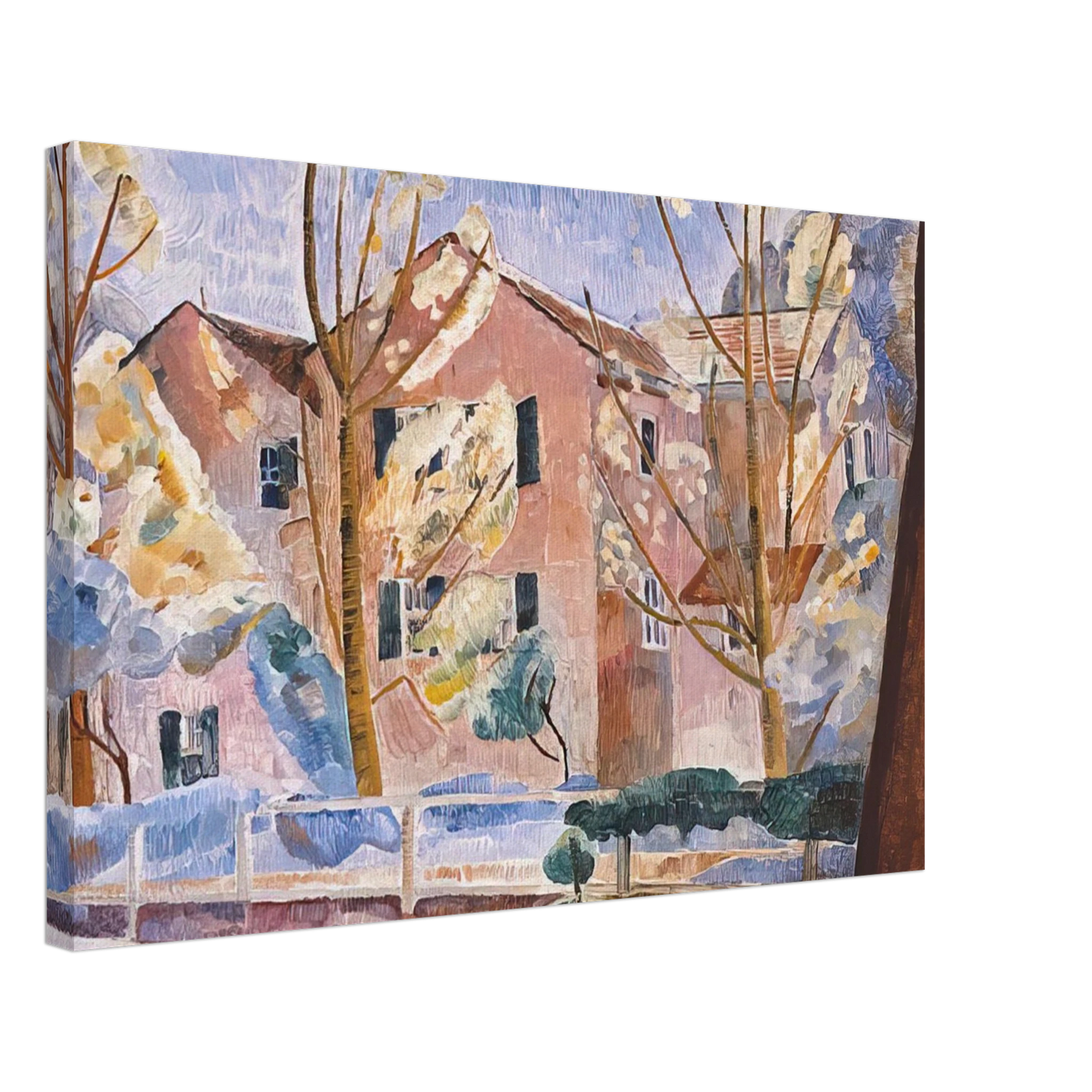 Grace Cossington Smith - House with trees - 1935 Canvas - 40x60 cm / 16x24 inches-canvas