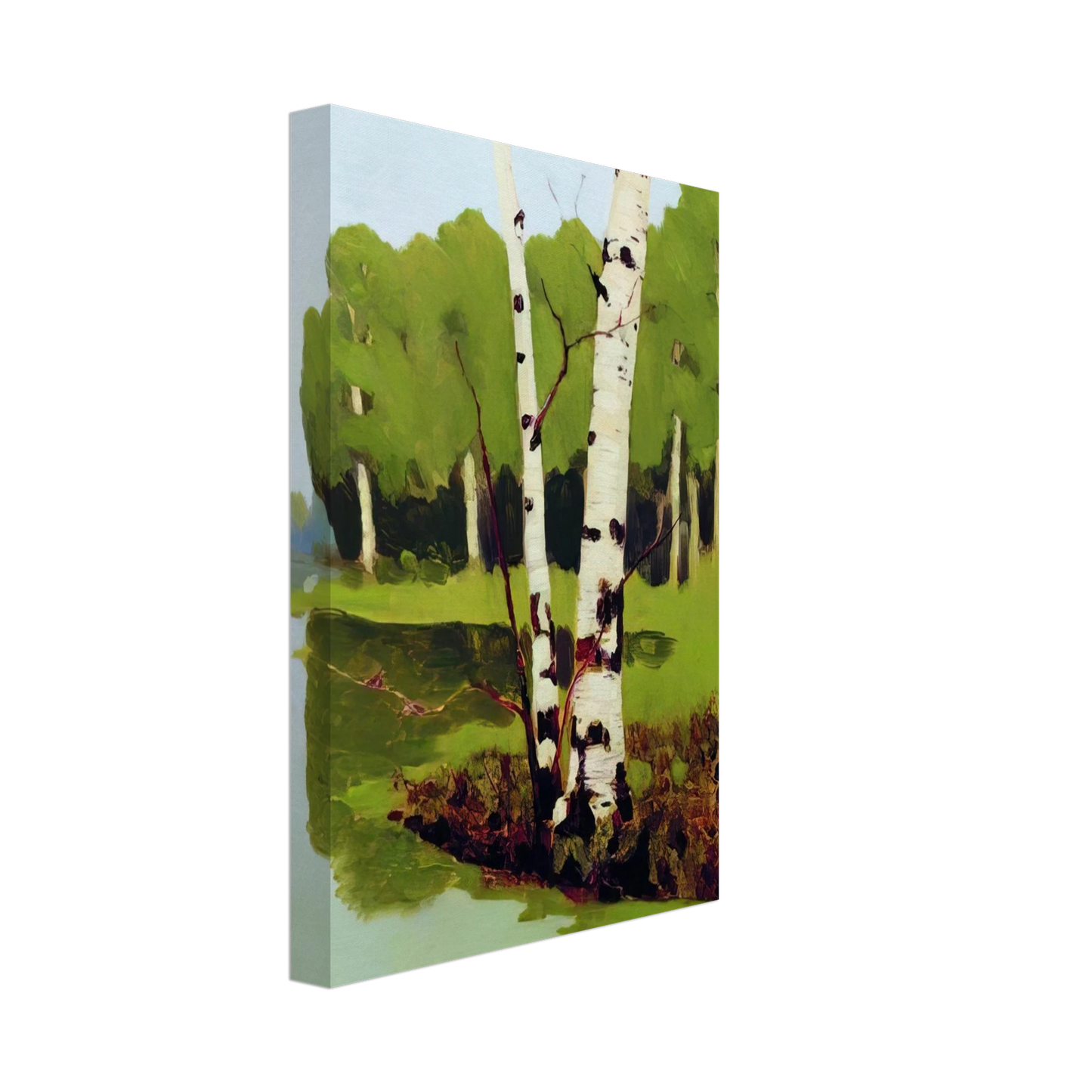 Arkhyp Kuindzhi - Birches Canvas - 40x60 cm / 16x24 inches-canvas