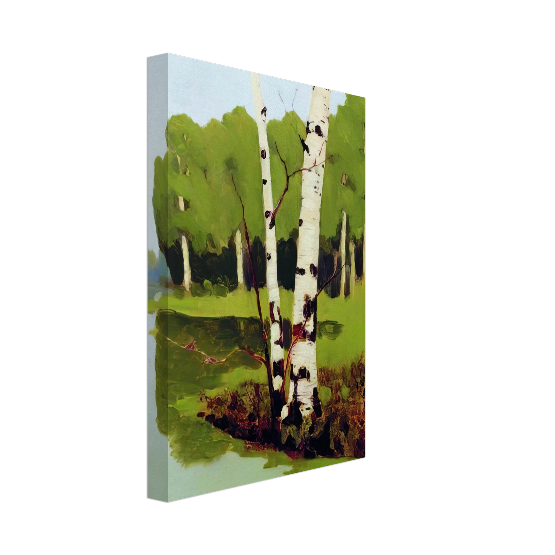 Arkhyp Kuindzhi - Birches Canvas - 40x60 cm / 16x24 inches-canvas