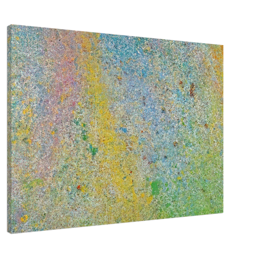 Walasse Ting - Milky Way - 1966 Canvas - 20x30 cm / 8x12 inches-canvas