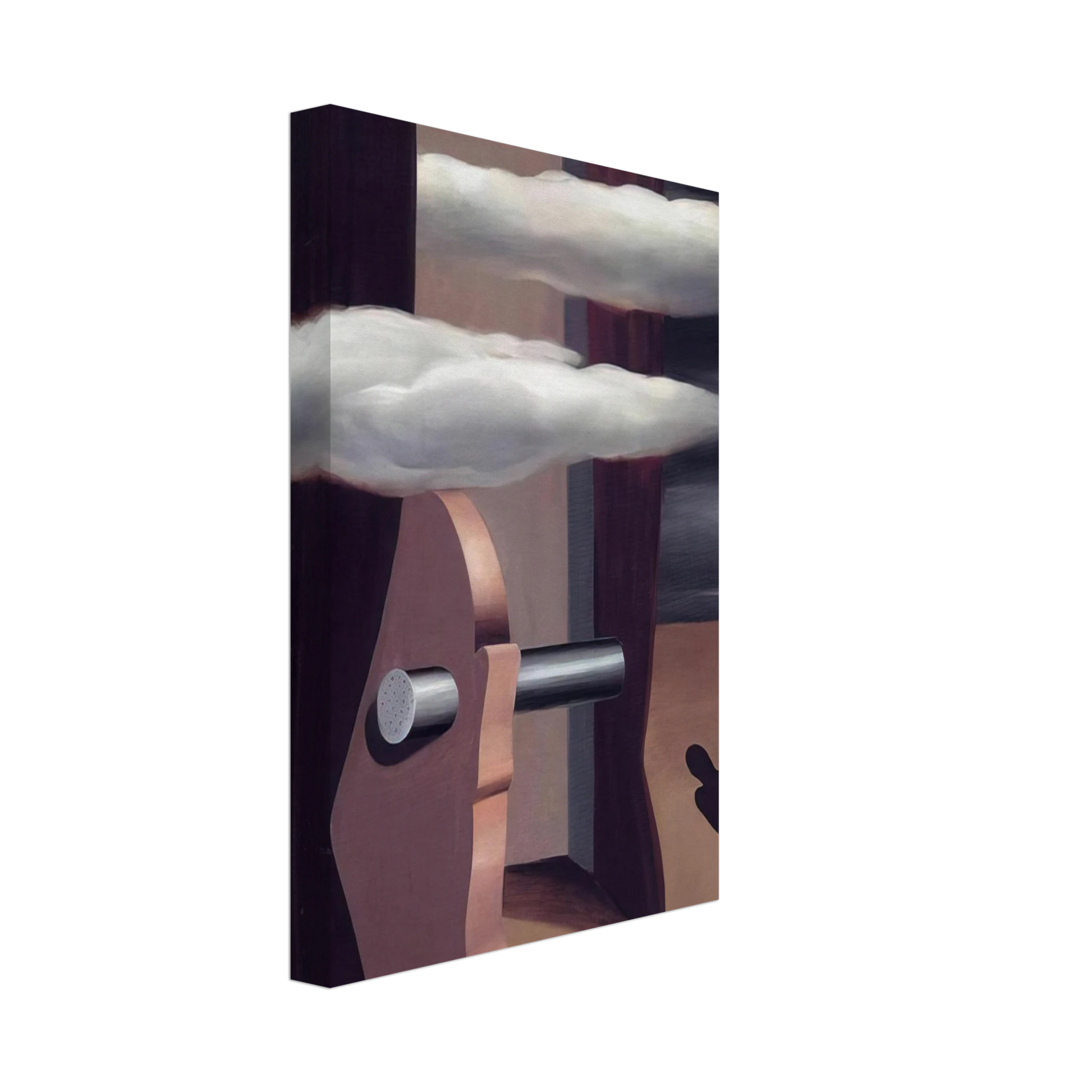 Rene Magritte - THE CATAPULT OF DESERT 1926 Canvas - 70x100 cm / 28x40 inches-canvas