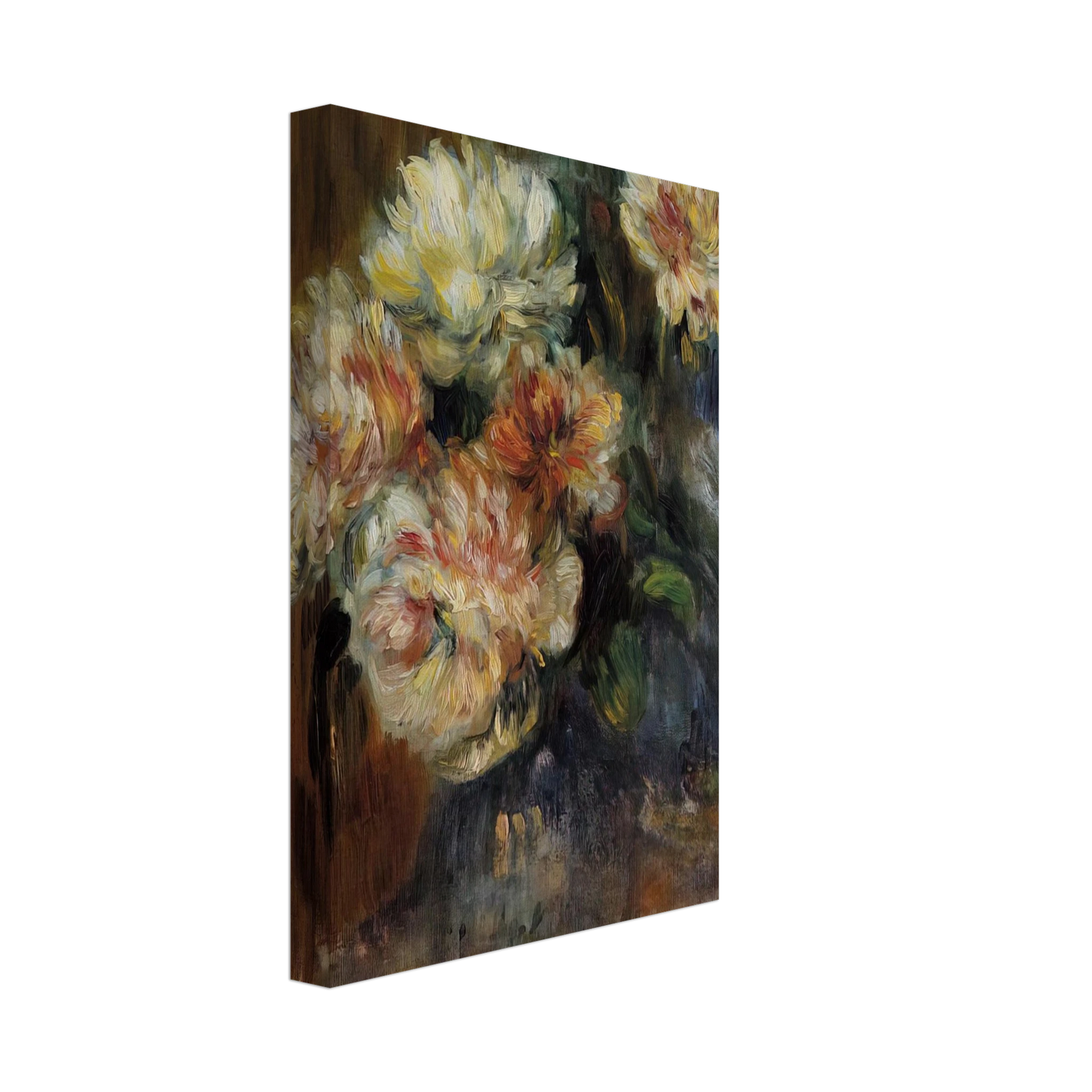 Pierre-Auguste Renoir - Vase of Peonies Canvas - 70x100 cm / 28x40 inches-canvas