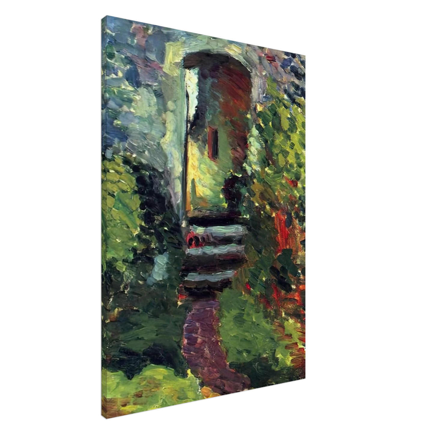 Henri Matisse - THE LITTLE GATE OF THE OLD MILL 1898 Canvas - 20x30 cm / 8x12 inches-canvas