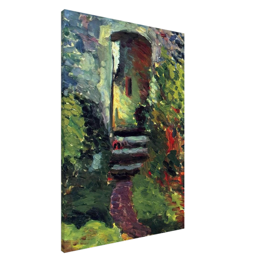Henri Matisse - THE LITTLE GATE OF THE OLD MILL 1898 Canvas - 20x30 cm / 8x12 inches-canvas