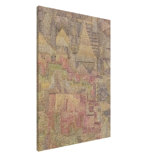 Paul Klee - CASTLE GARDEN 1931 Canvas - 20x30 cm / 8x12 inches-canvas