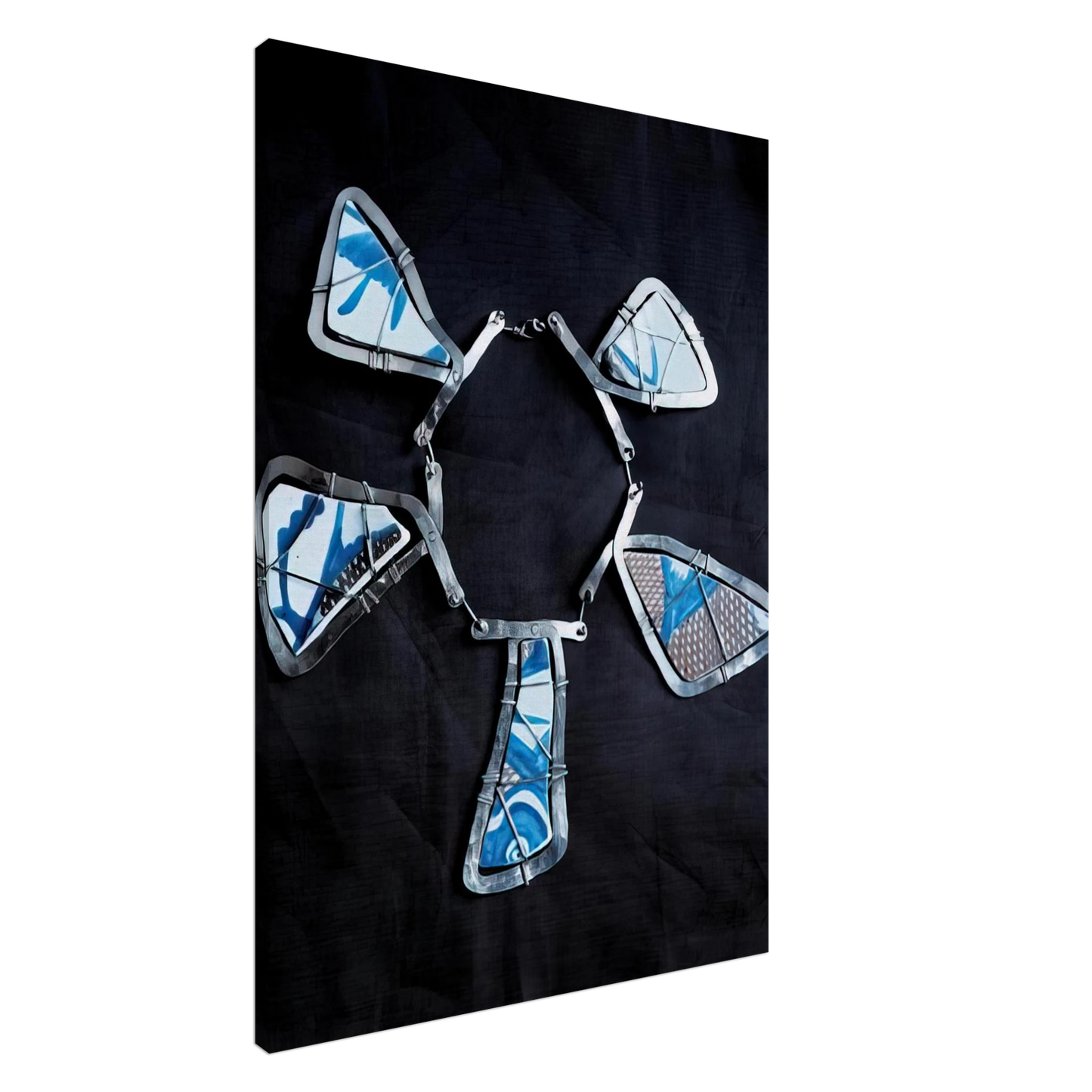 Alexander Calder - CAGED CROCKERY 1945 Canvas - 20x30 cm / 8x12 inches-canvas