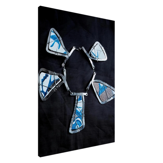 Alexander Calder - CAGED CROCKERY 1945 Canvas - 20x30 cm / 8x12 inches-canvas