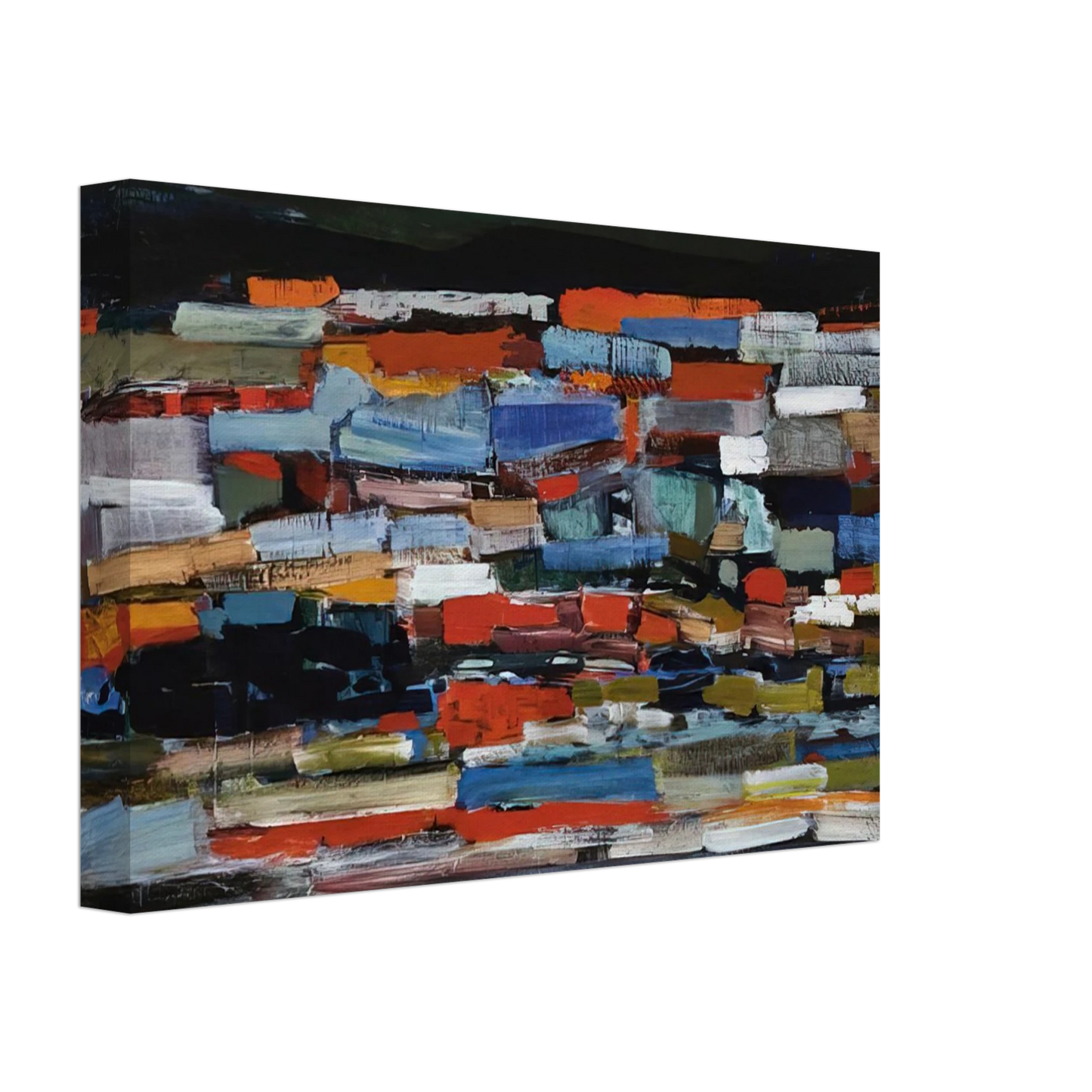 Tove Jansson - Town - 1965 Canvas - 40x60 cm / 16x24 inches-canvas