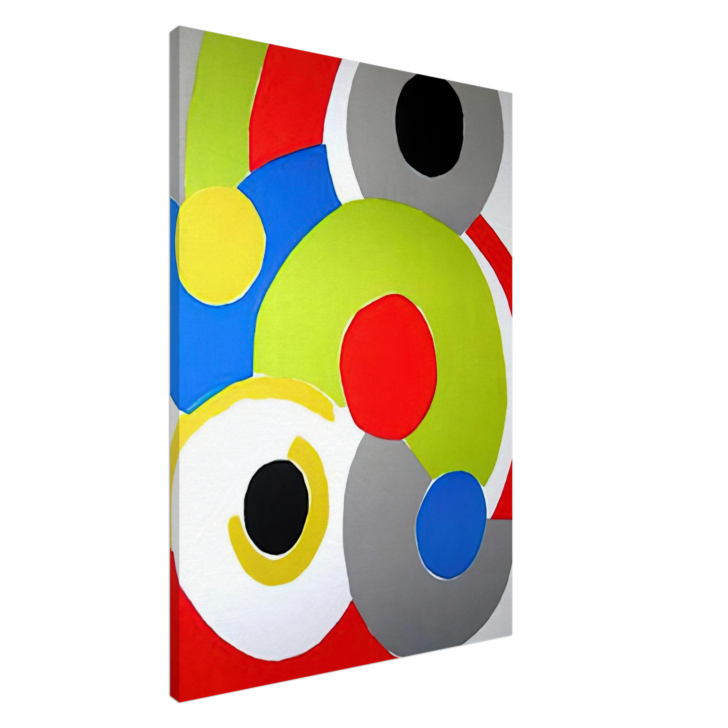 Sonia Delaunay - COMPOSITION 1 Canvas - 20x30 cm / 8x12 inches-canvas