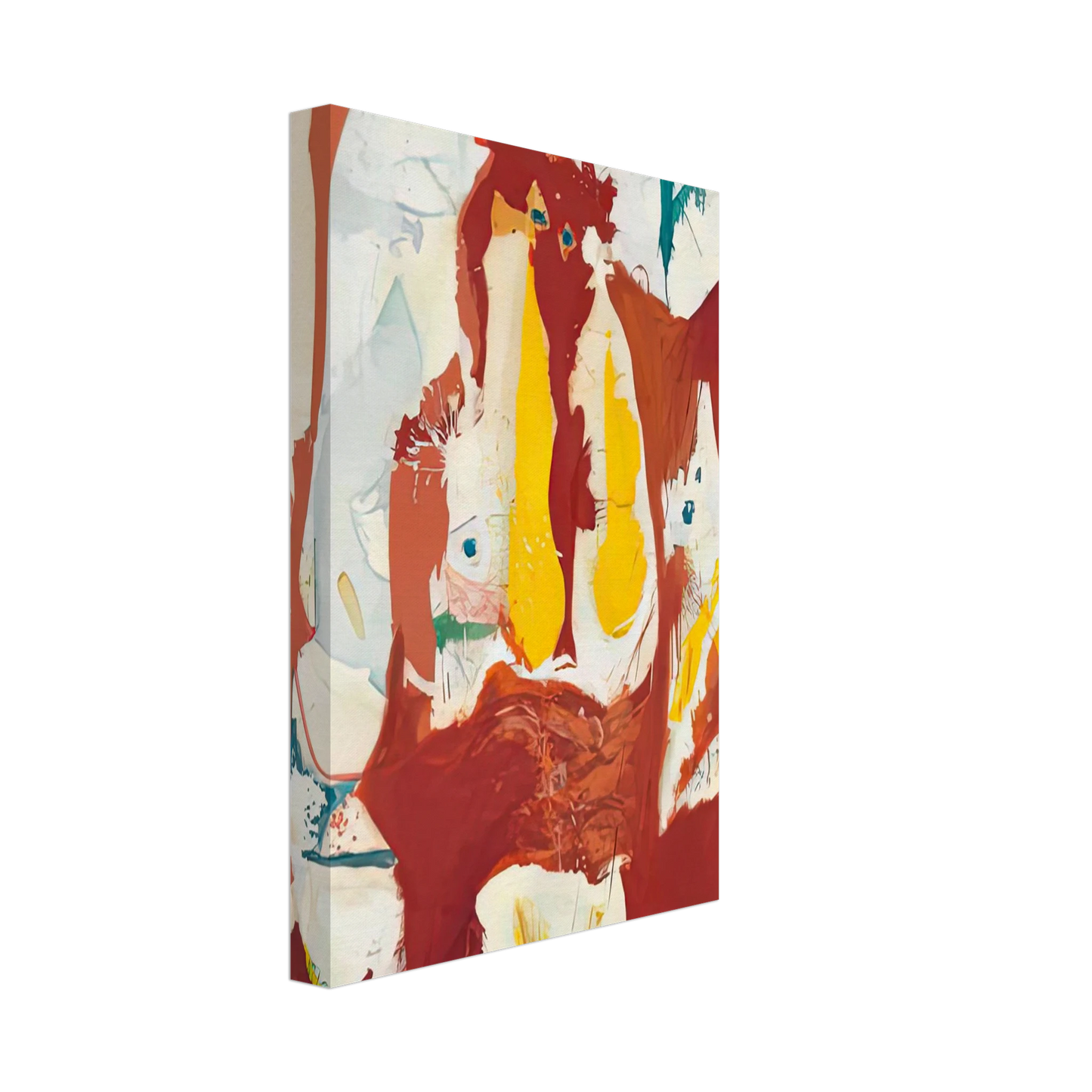 Helen Frankenthaler - The Red Sea, 1959- Canvas - 70x100 cm / 28x40 inches-canvas