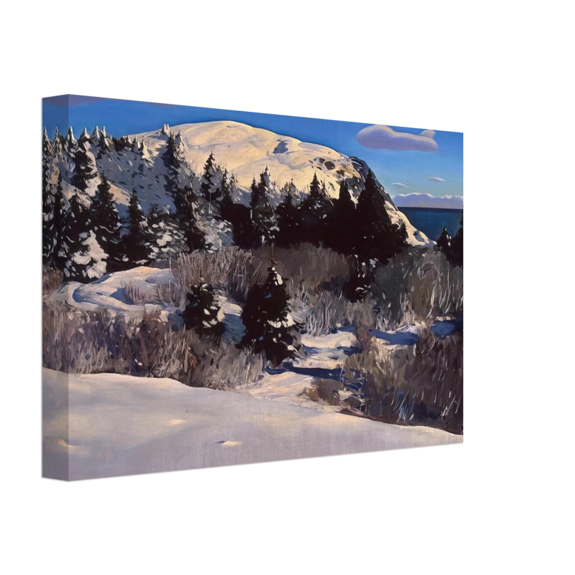 Rockwell Kent - Maine Headland, Winter Canvas - 40x60 cm / 16x24 inches-canvas