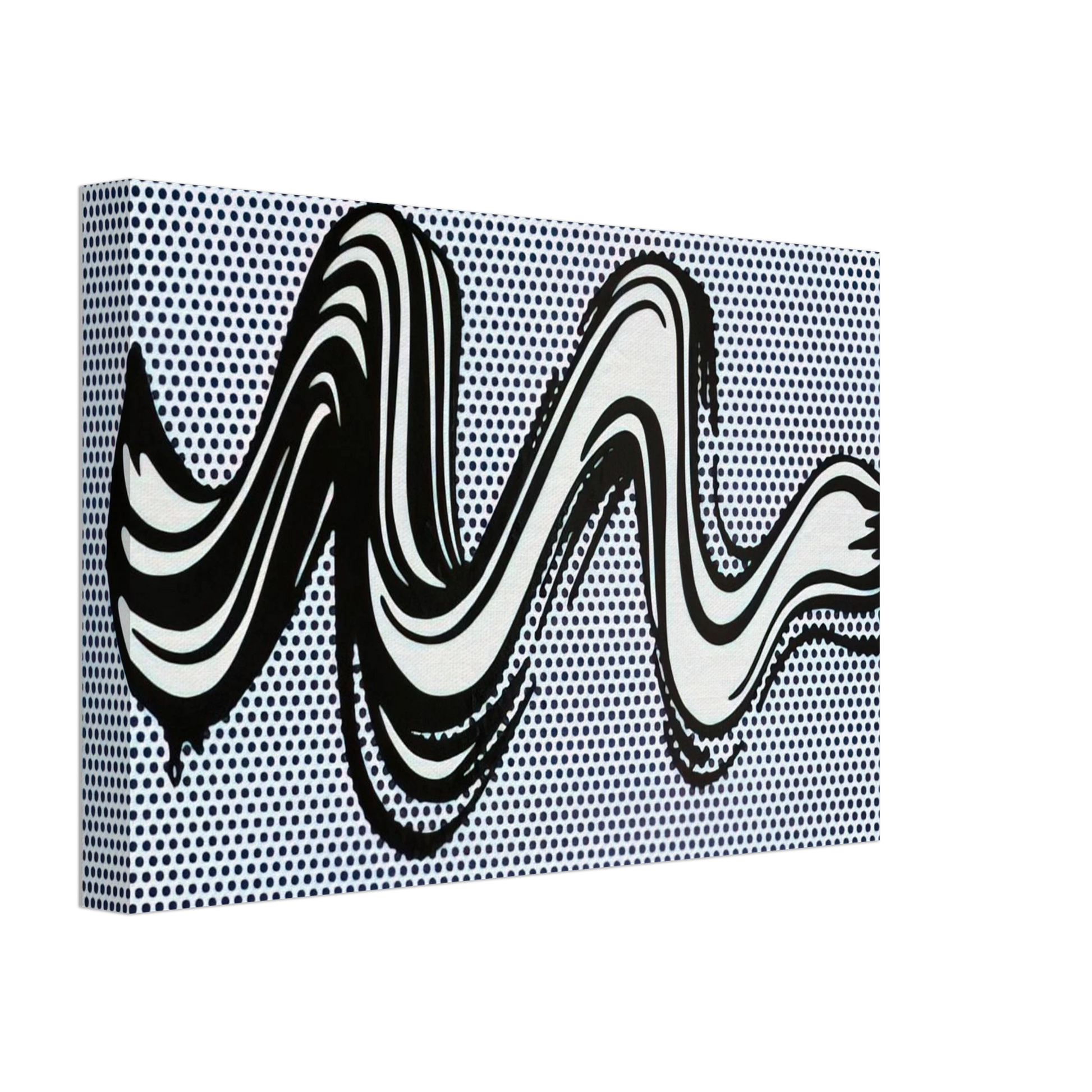 Roy Lichtenstein - BRUSHSTROKE 1965 Canvas - 70x100 cm / 28x40 inches-canvas