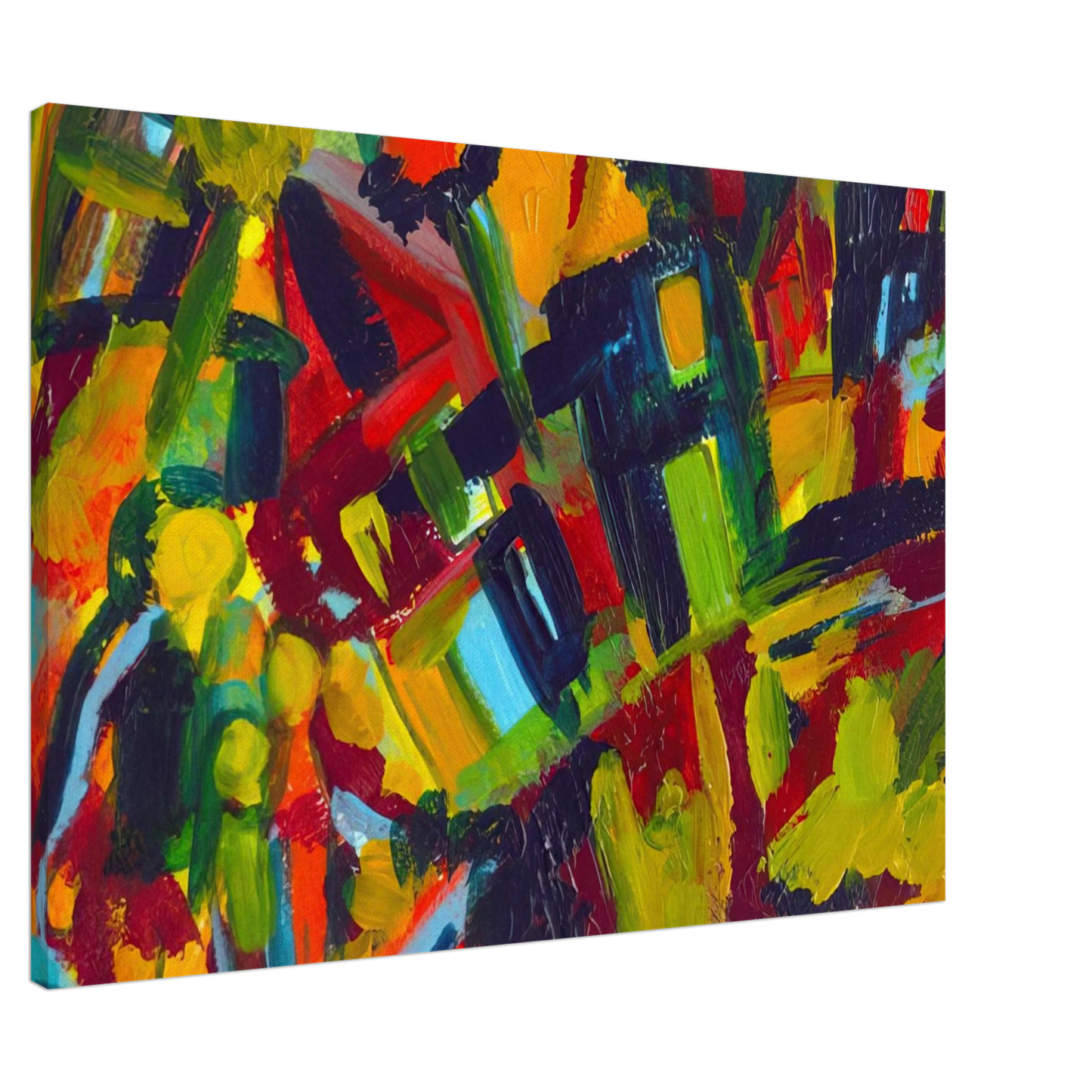 Wassily Kandinsky - NOT_DETECTED_189365 Canvas - 20x30 cm / 8x12 inches-canvas