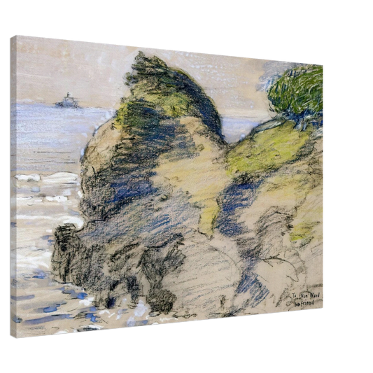 Childe Hassam - Oregon Coast Canvas - 20x30 cm / 8x12 inches-canvas