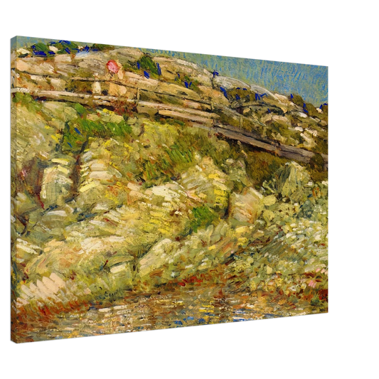 Childe Hassam - Walk Around the Island Canvas - 20x30 cm / 8x12 inches-canvas