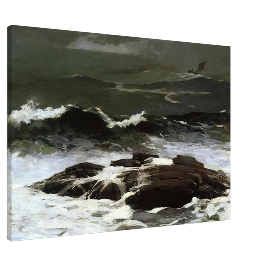 Winslow Homer - SUMMER SQUALL 1904 Canvas - 20x30 cm / 8x12 inches-canvas