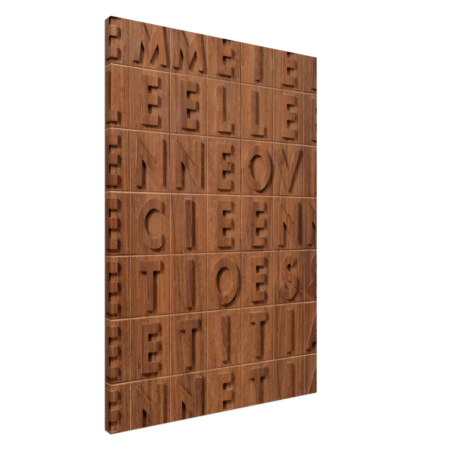 Alighiero Boetti - EMME I ELLE 1970 Canvas - 20x30 cm / 8x12 inches-canvas