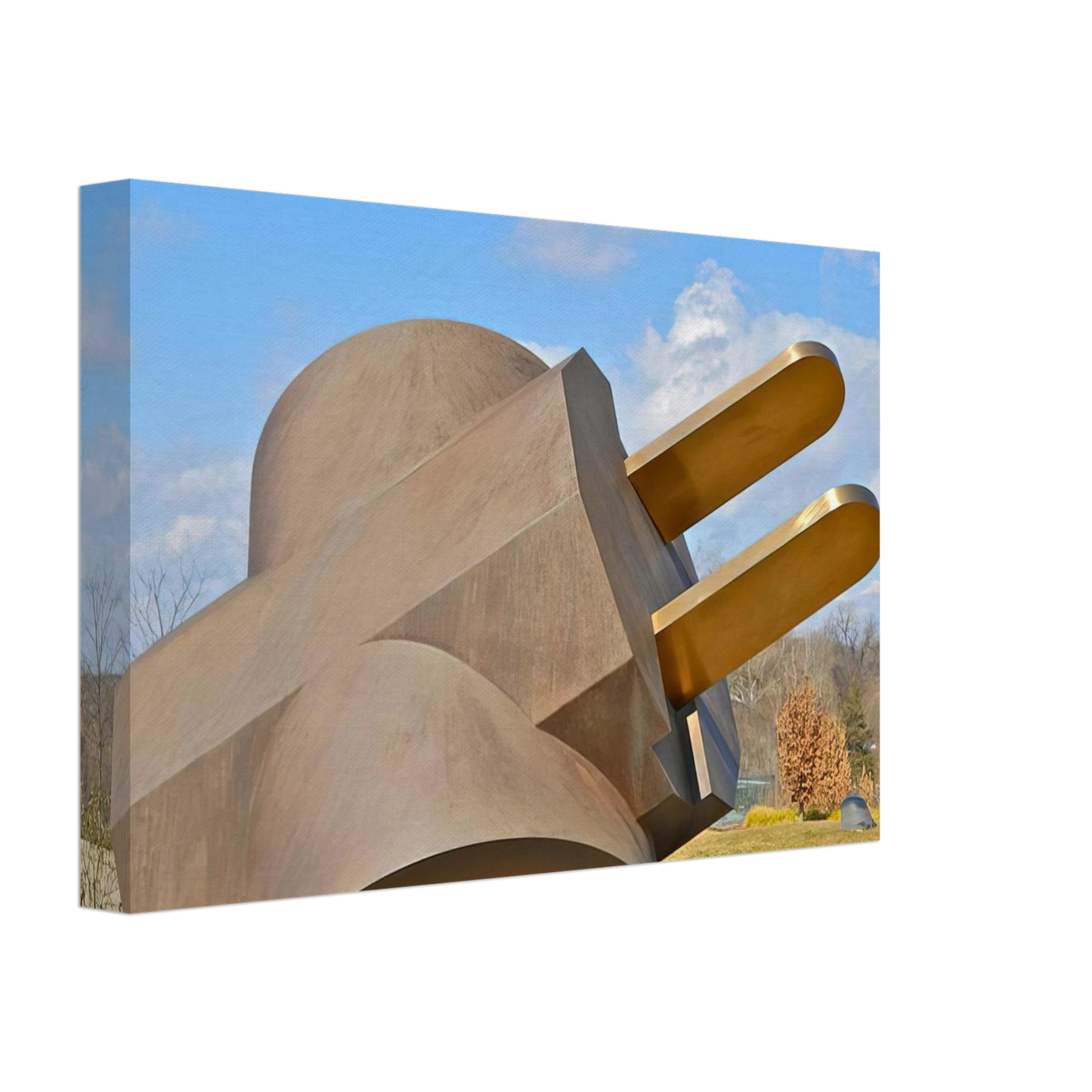 Claes Oldenburg - PLUG 1970 Canvas - 40x60 cm / 16x24 inches-canvas