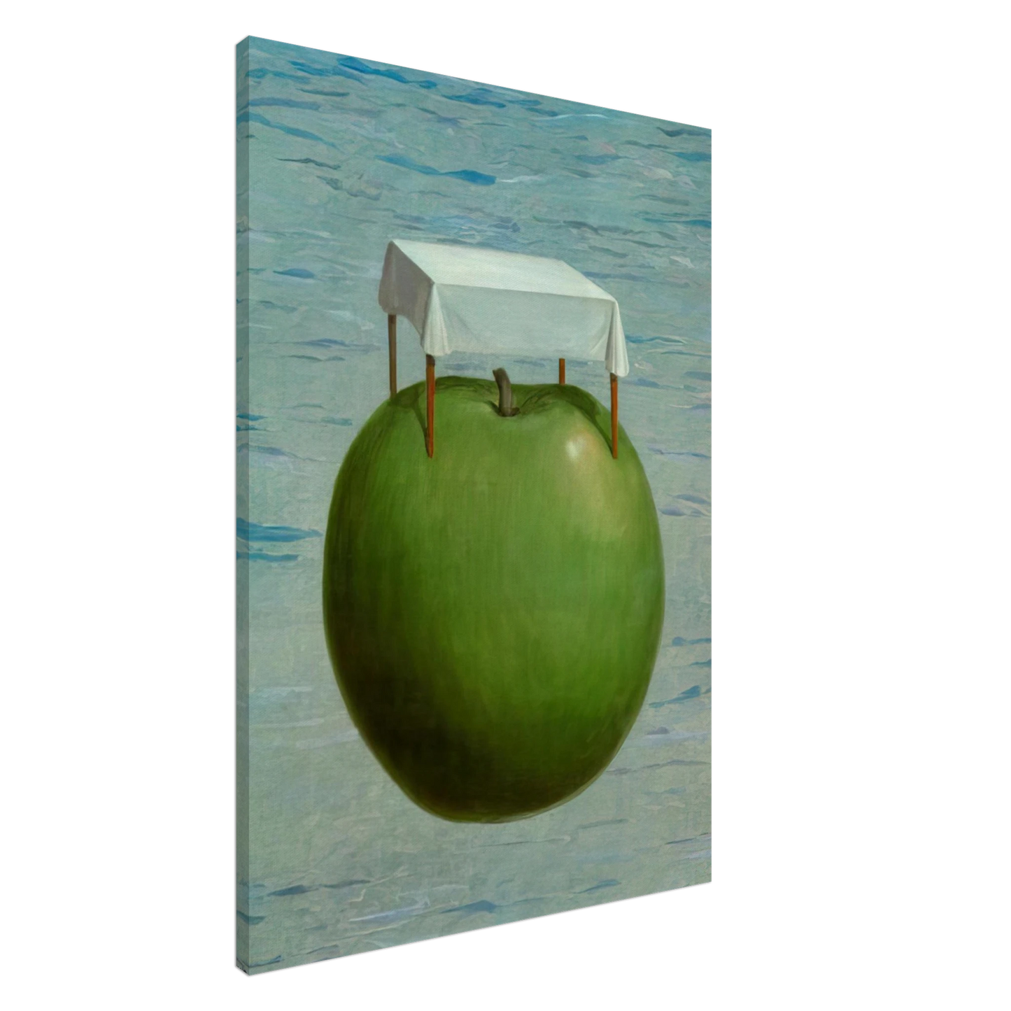 Rene Magritte - FINE REALITIES 1964 Canvas - 20x30 cm / 8x12 inches-canvas