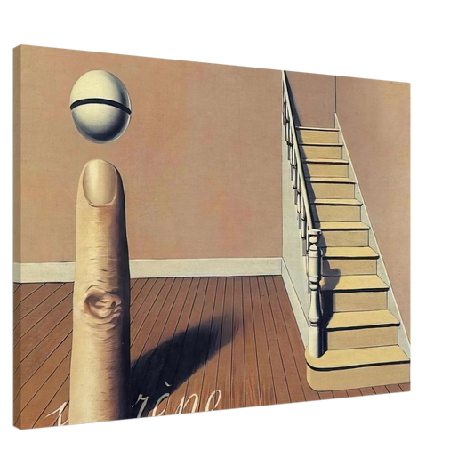 Rene Magritte - FORBIDDEN LITERATURE THE USE OF THE WORD 1936 Canvas - 20x30 cm / 8x12 inches-canvas
