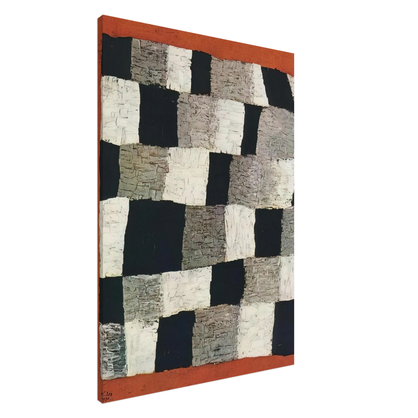 Paul Klee - RHYTHMIC RYTHMICAL 1930 Canvas - 20x30 cm / 8x12 inches-canvas