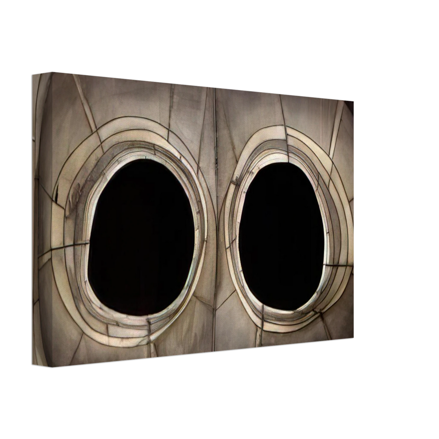 Lee Bontecou - UNTITLED 1960 Canvas - 70x100 cm / 28x40 inches-canvas