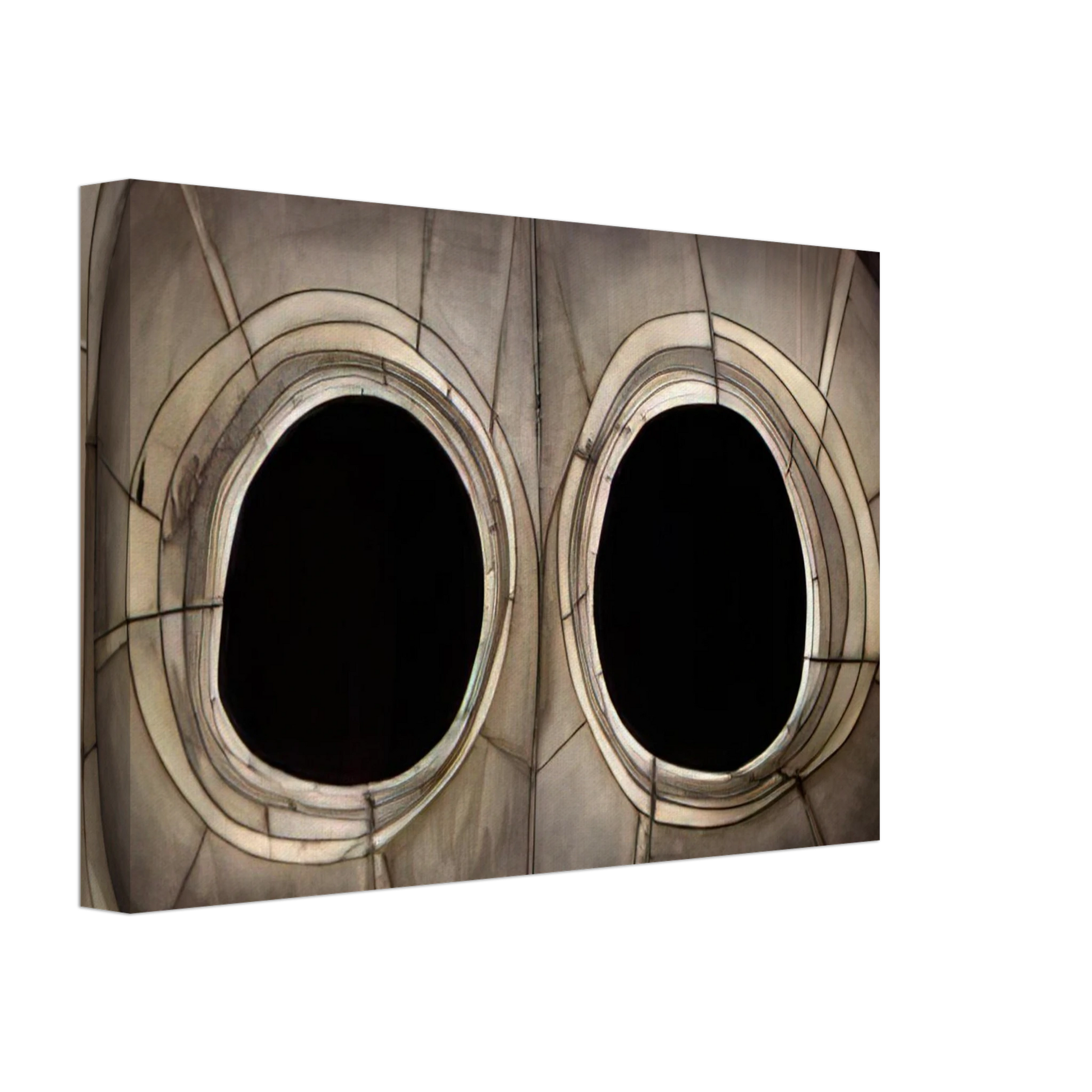 Lee Bontecou - UNTITLED 1960 Canvas - 70x100 cm / 28x40 inches-canvas